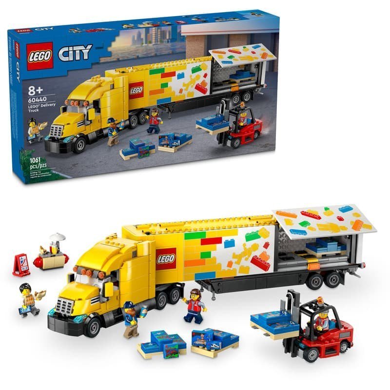 Yellow Delivery Truck