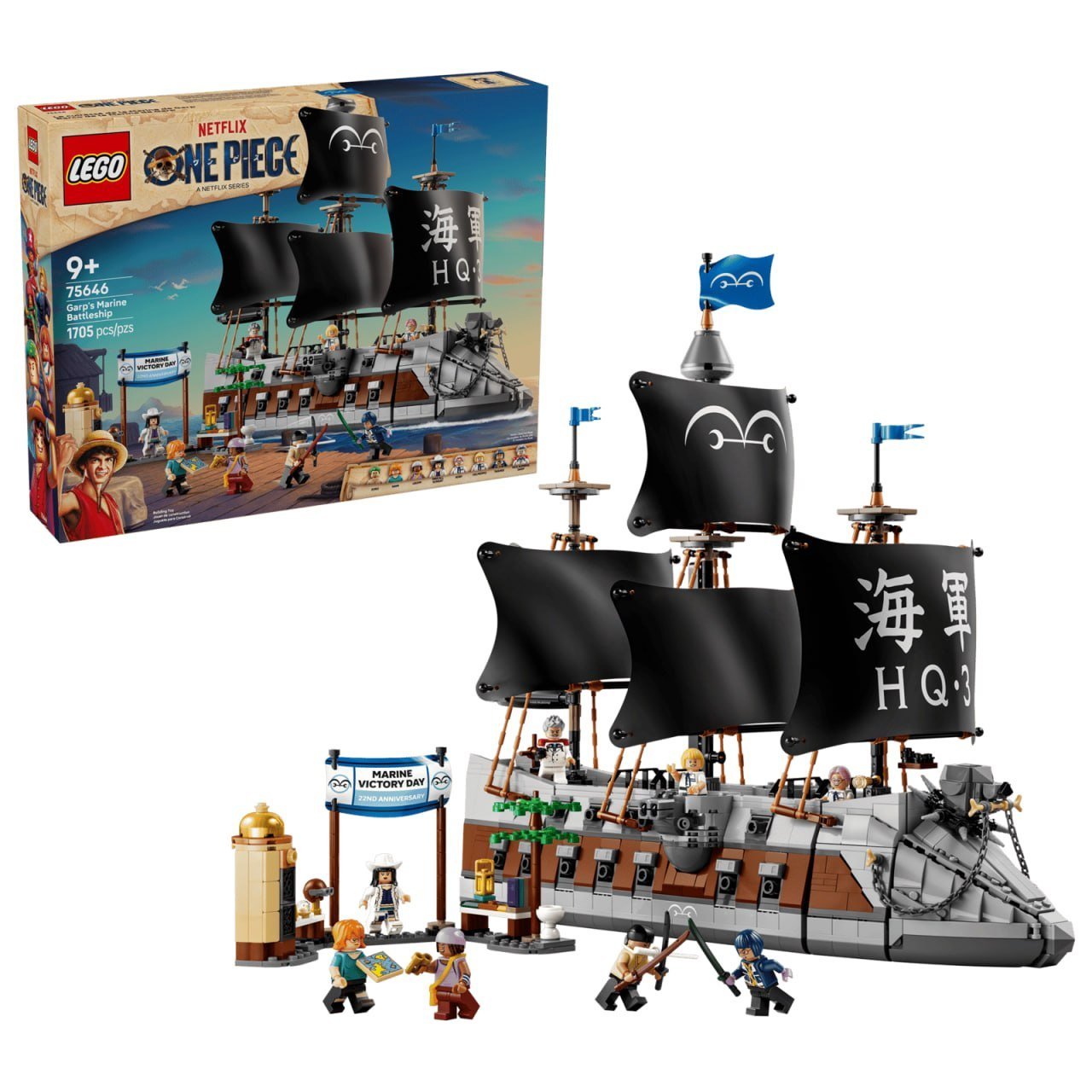 Garp's Marine Battleship