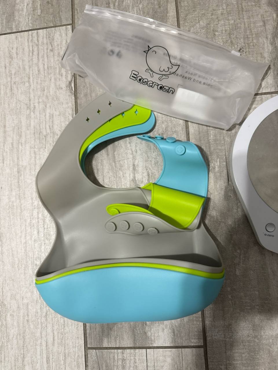 Babador silicone com 3 unidades