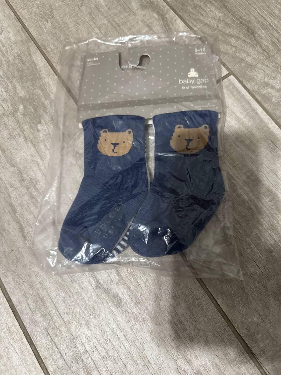 3 pares Meias Gap