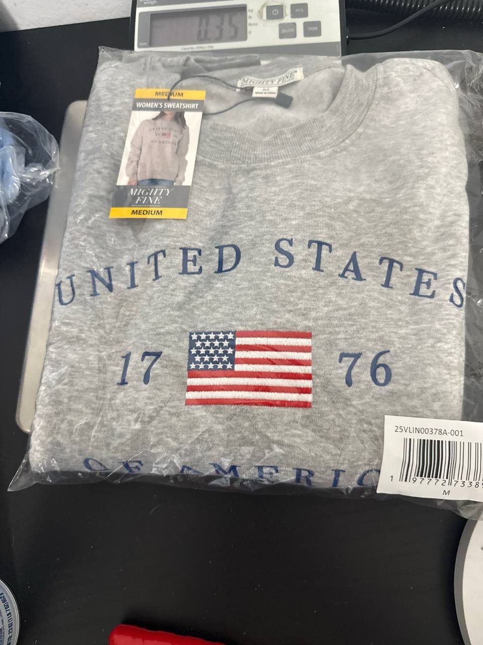 Moletom USA flanelado tamanho Médio