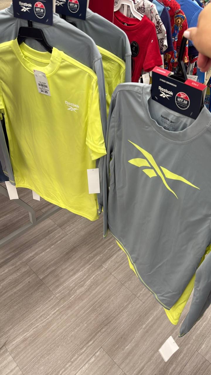2 Camisetas Reebok com proteção solar 50