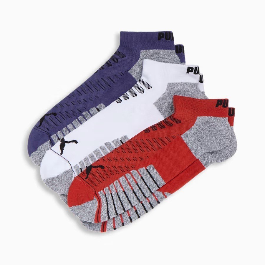 PUMAMens Half-Terry Low Cut Socks (3 Pairs)
