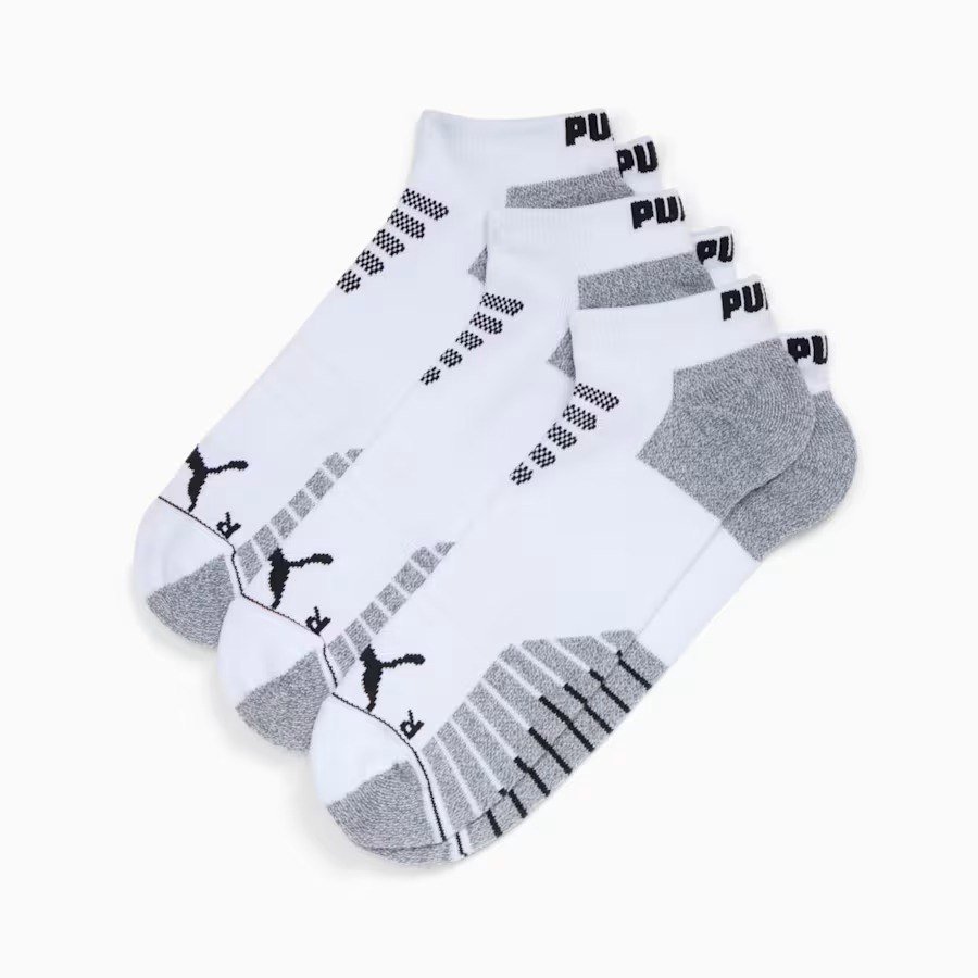 PUMAMens Half-Terry Low Cut Socks (3 Pairs)