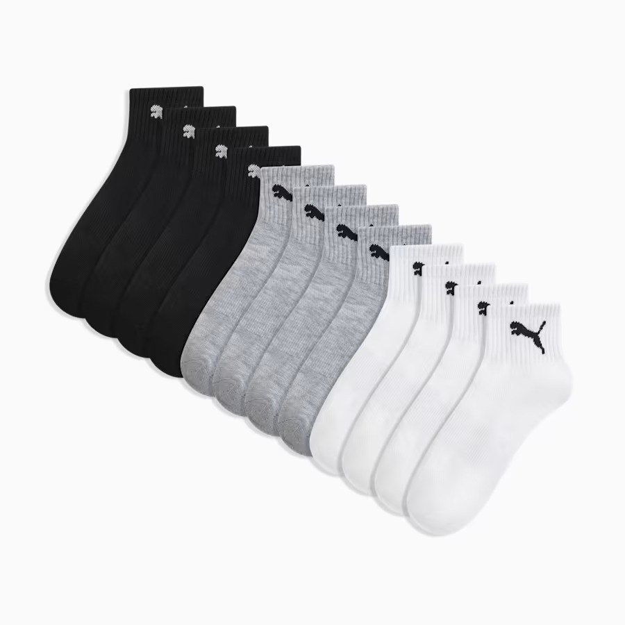 Half TerryMens Quarter-Length Socks (6 Pairs)