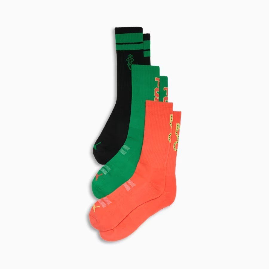 PUMAMens Half-Terry Crew Socks (3 Pairs)