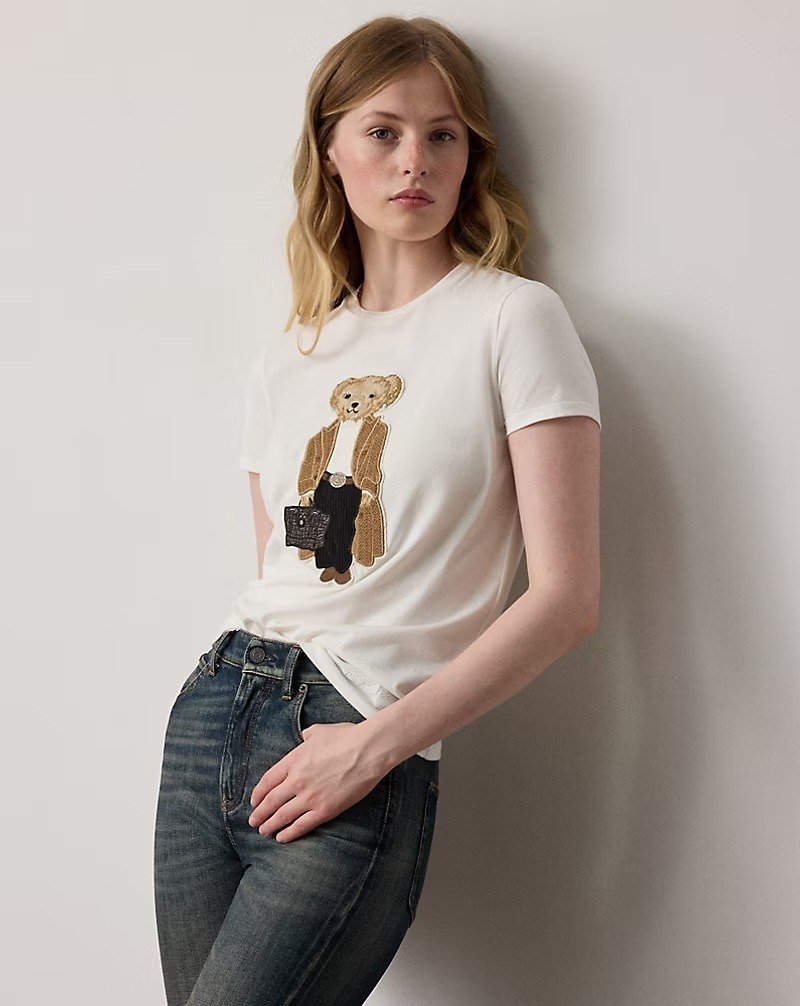 Fall Polo Bear Cotton Tee