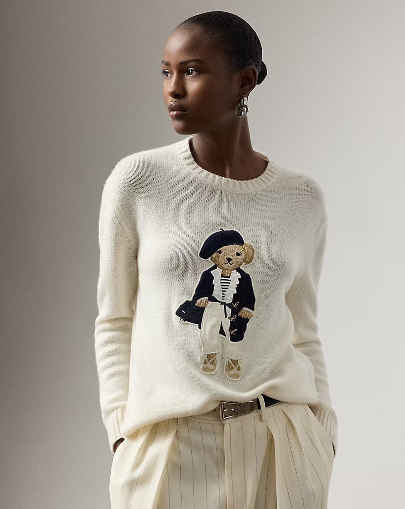 Pre-Spring Polo Bear Cashmere Sweater