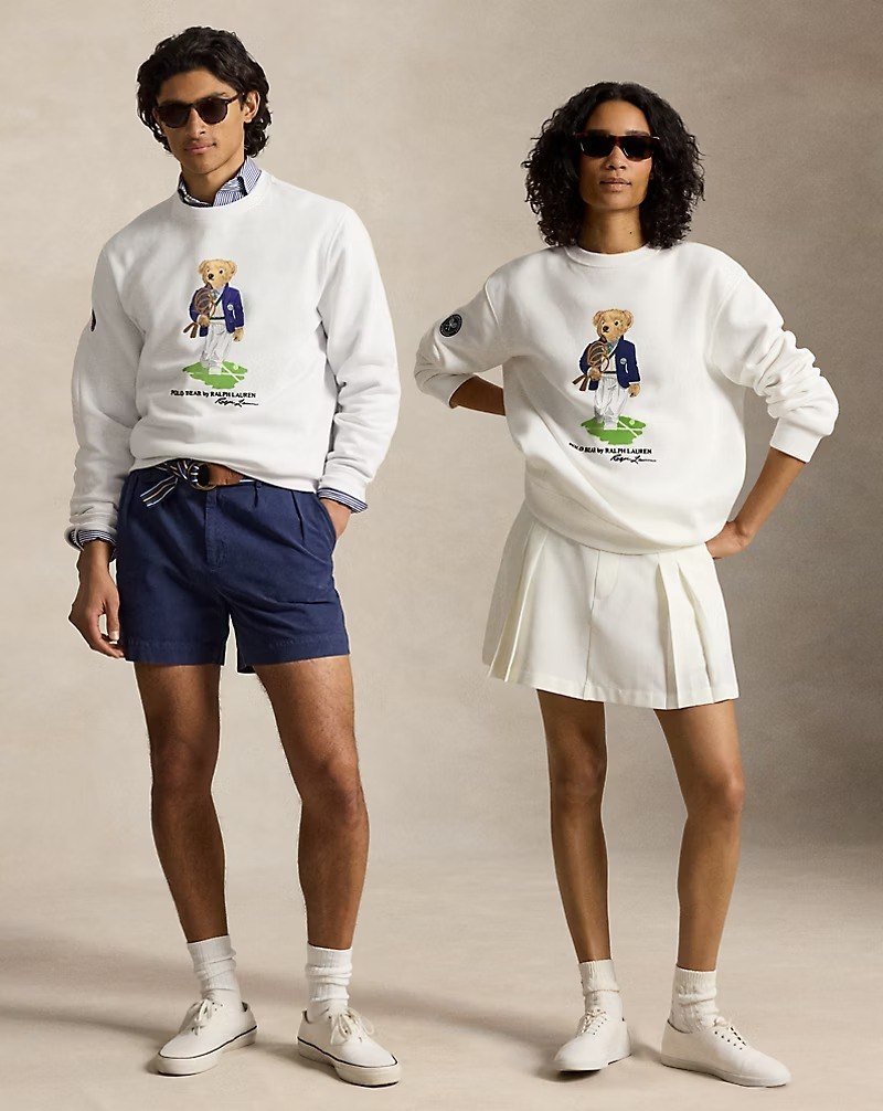 Wimbledon Relaxed Polo Bear Sweatshirt