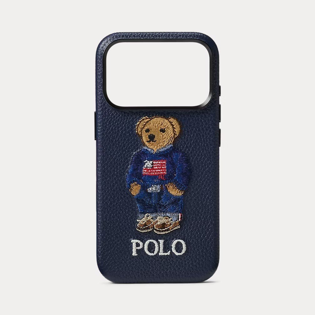 Polo Bear Leather iPhone 17 Pro Case