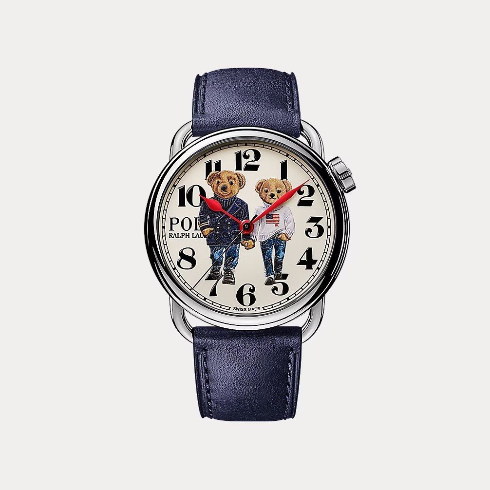 38 MM Ralph & Ricky Bear Steel Watch