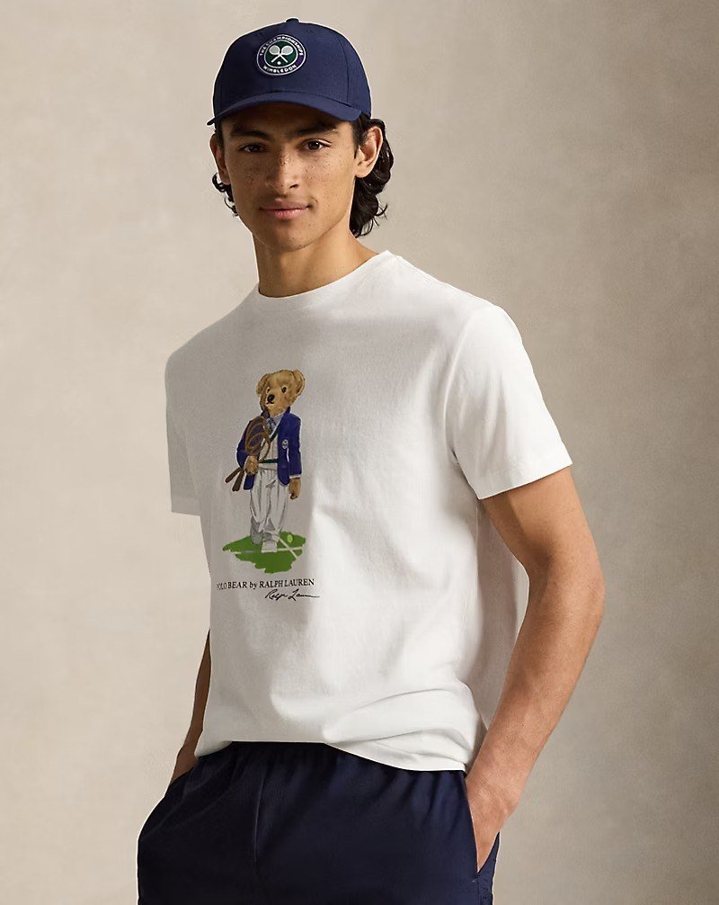 Wimbledon Classic Fit Polo Bear T-Shirt