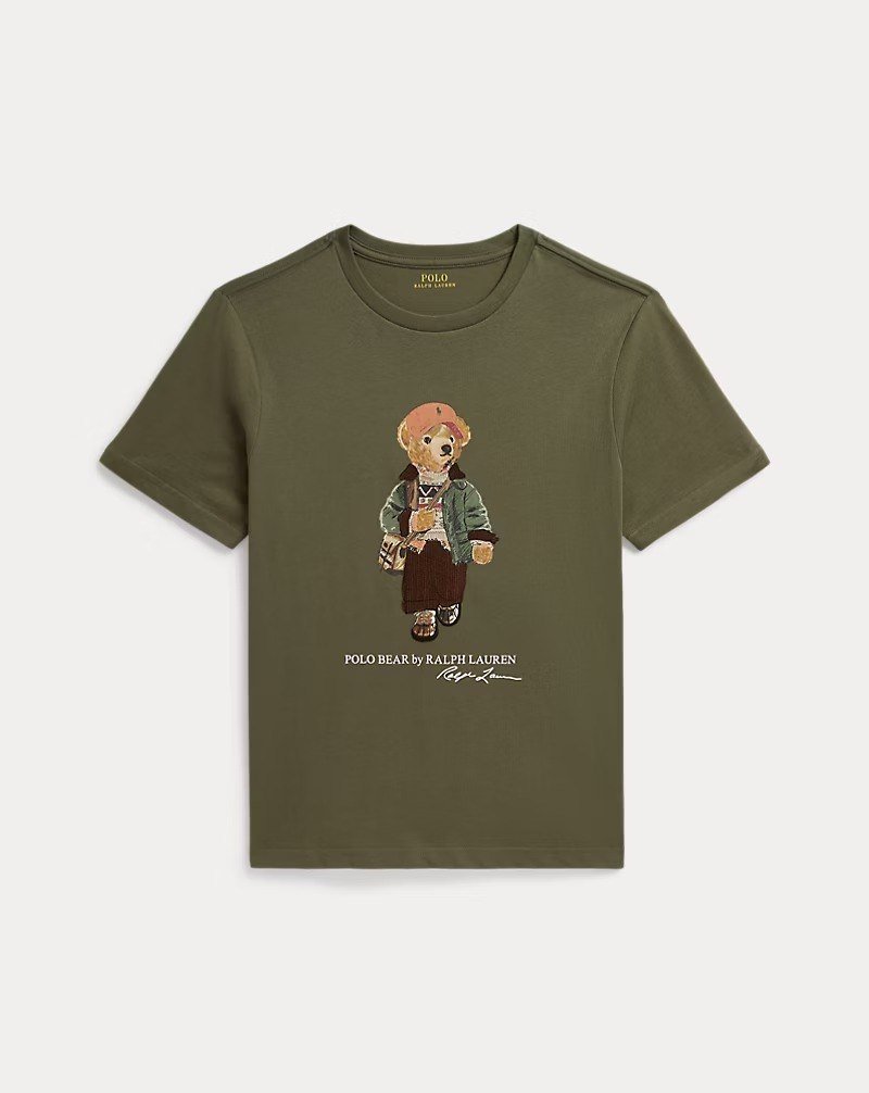 Polo Bear Cotton Jersey Tee
