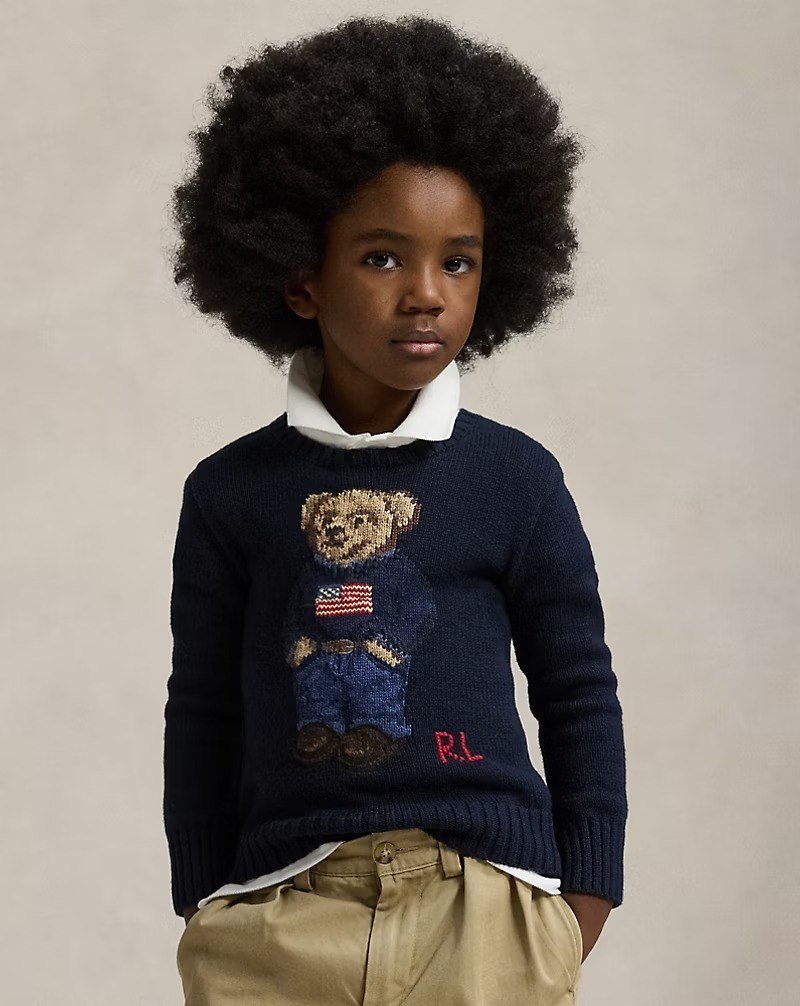 Polo Bear Cotton Sweater