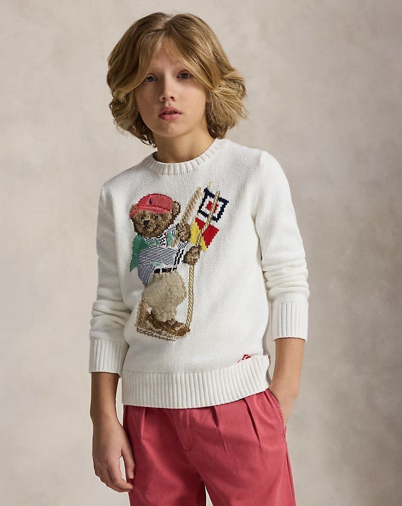 Polo Bear Cotton Sweater
