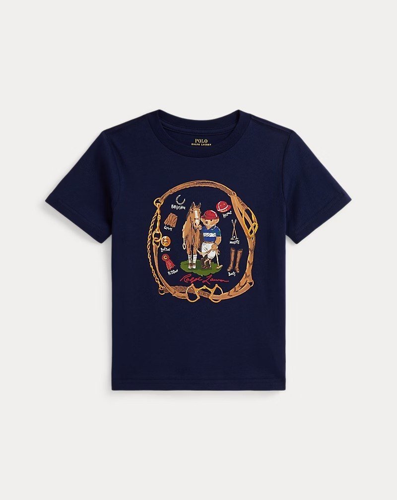 Polo Bear Cotton Jersey Tee