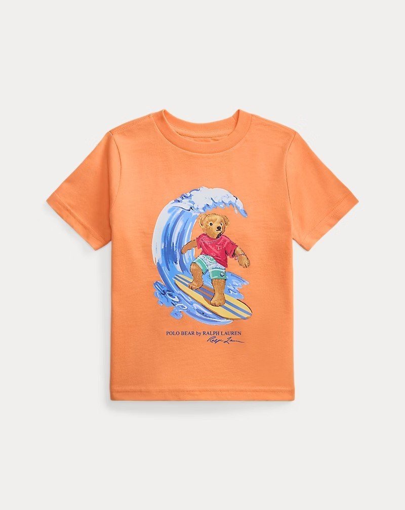 Polo Bear Cotton Jersey Tee