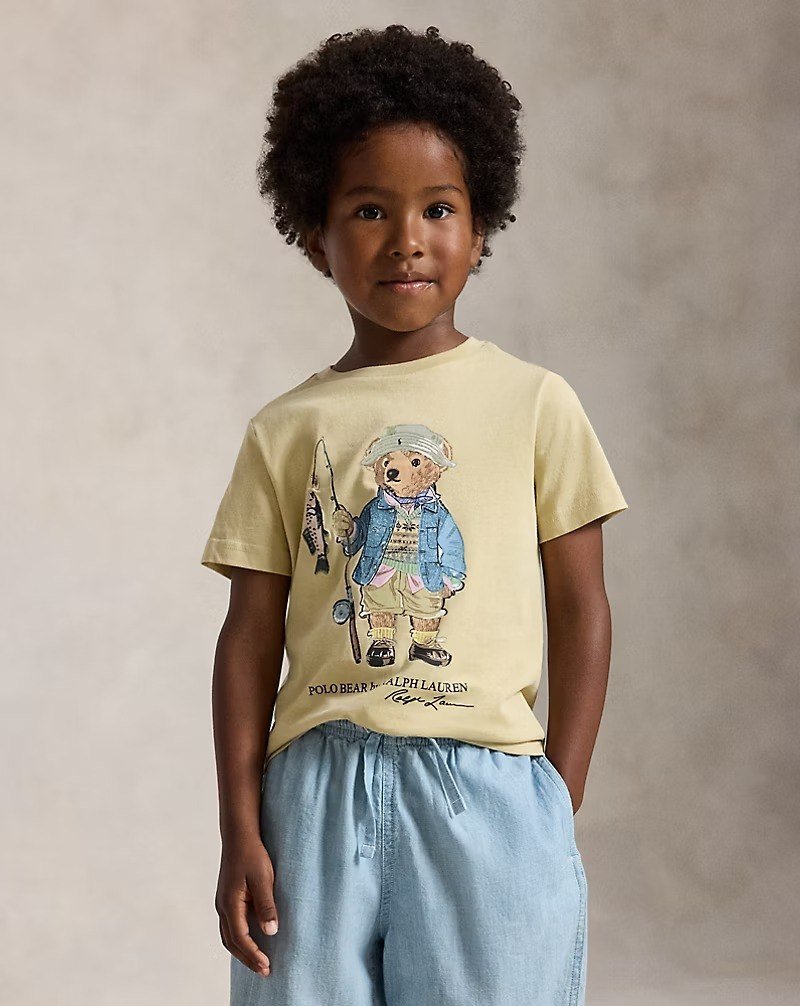Polo Bear Cotton Jersey Tee