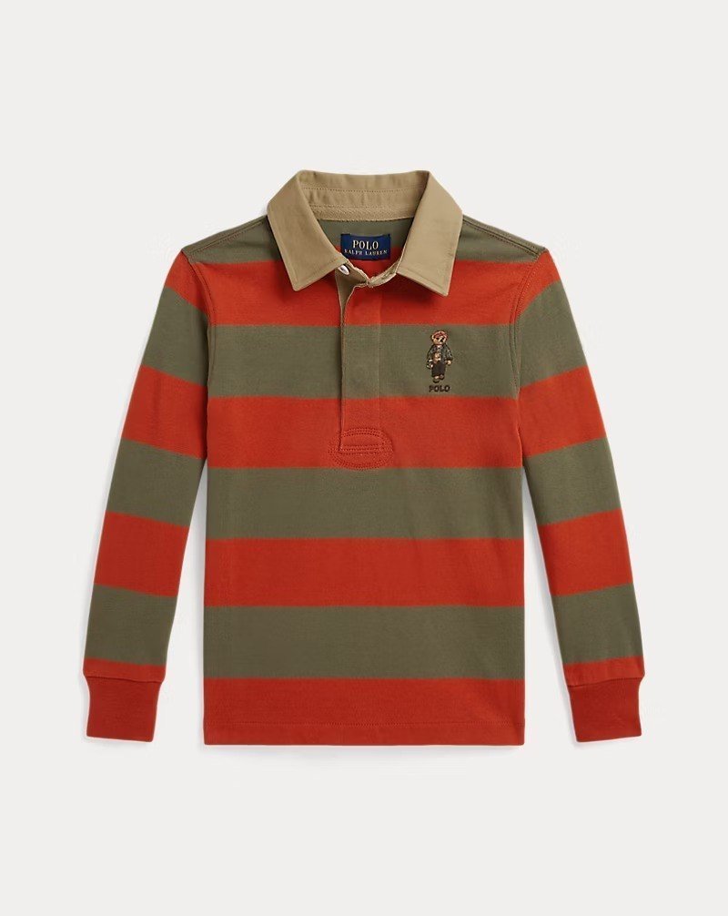 Polo Bear Cotton Rugby Shirt