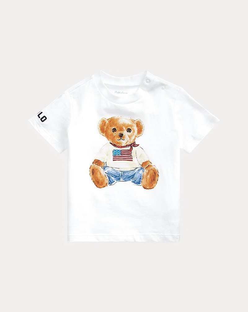 Polo Bear Cotton Jersey Tee