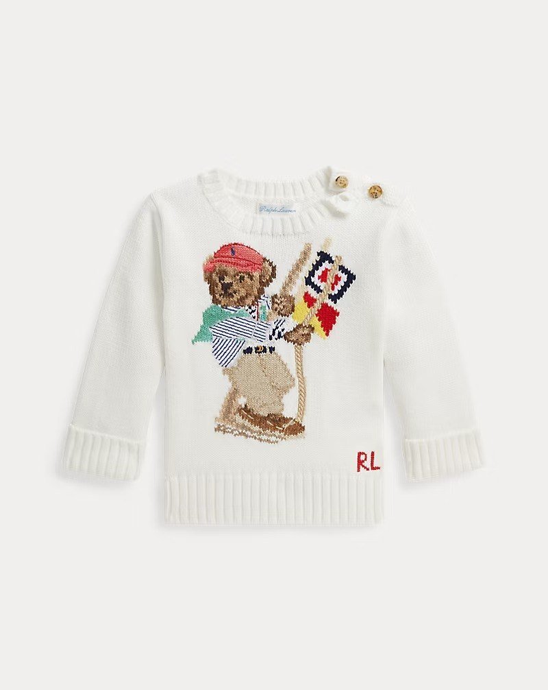 Polo Bear Cotton Sweater