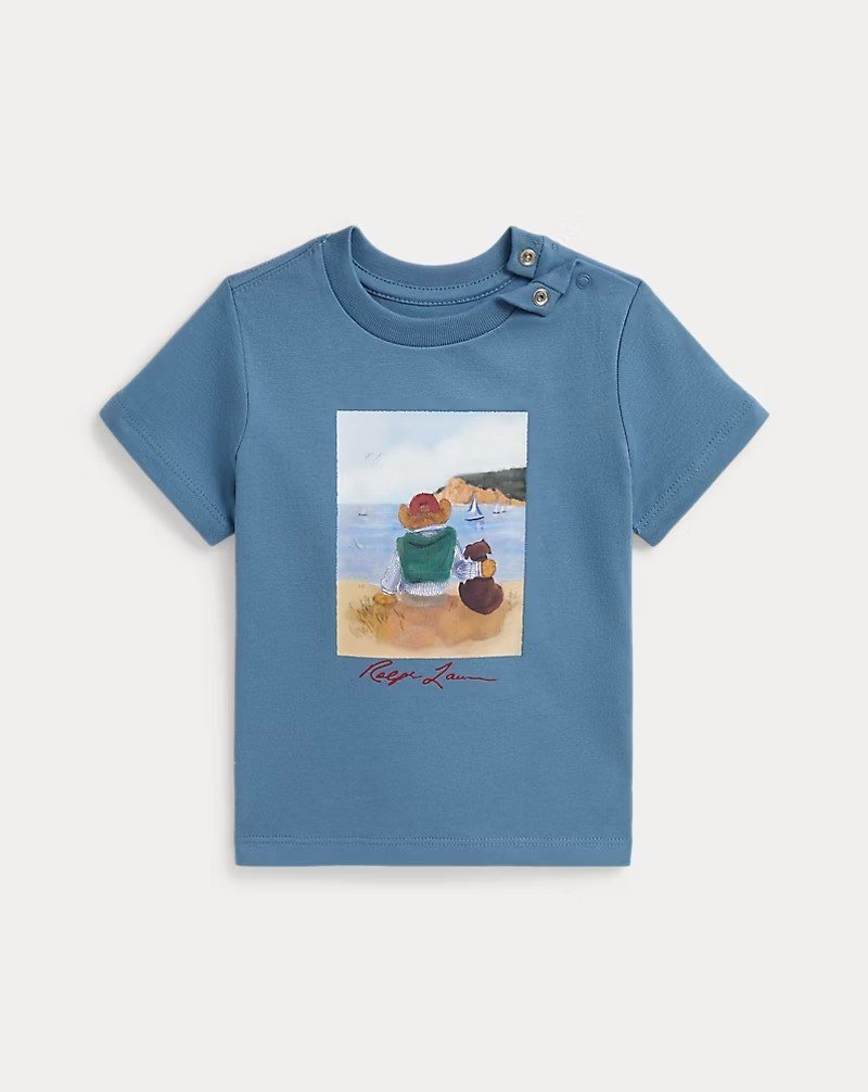 Polo Bear Cotton Jersey Tee