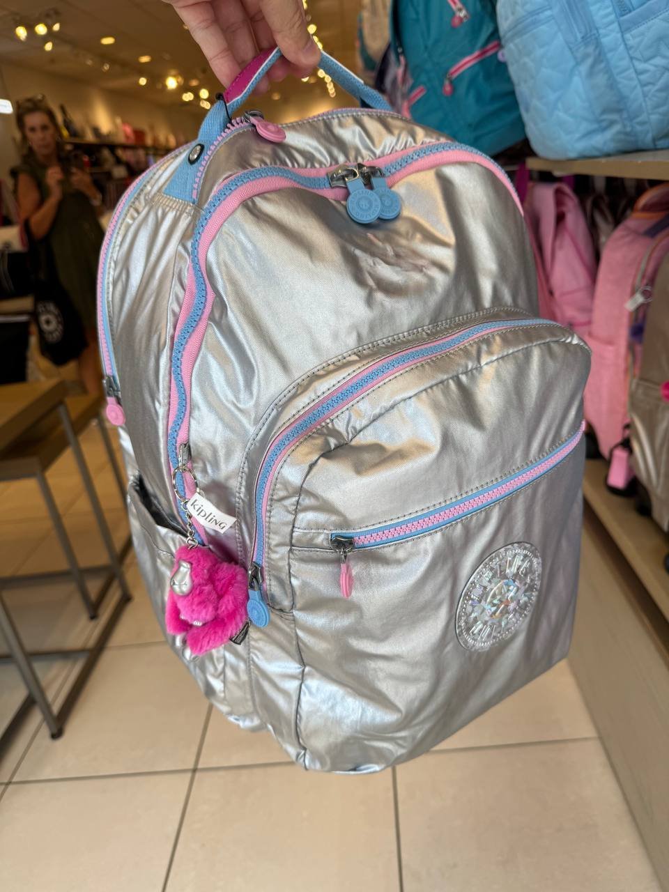 MOCHILA SEOUL XL CHROME METALLIC