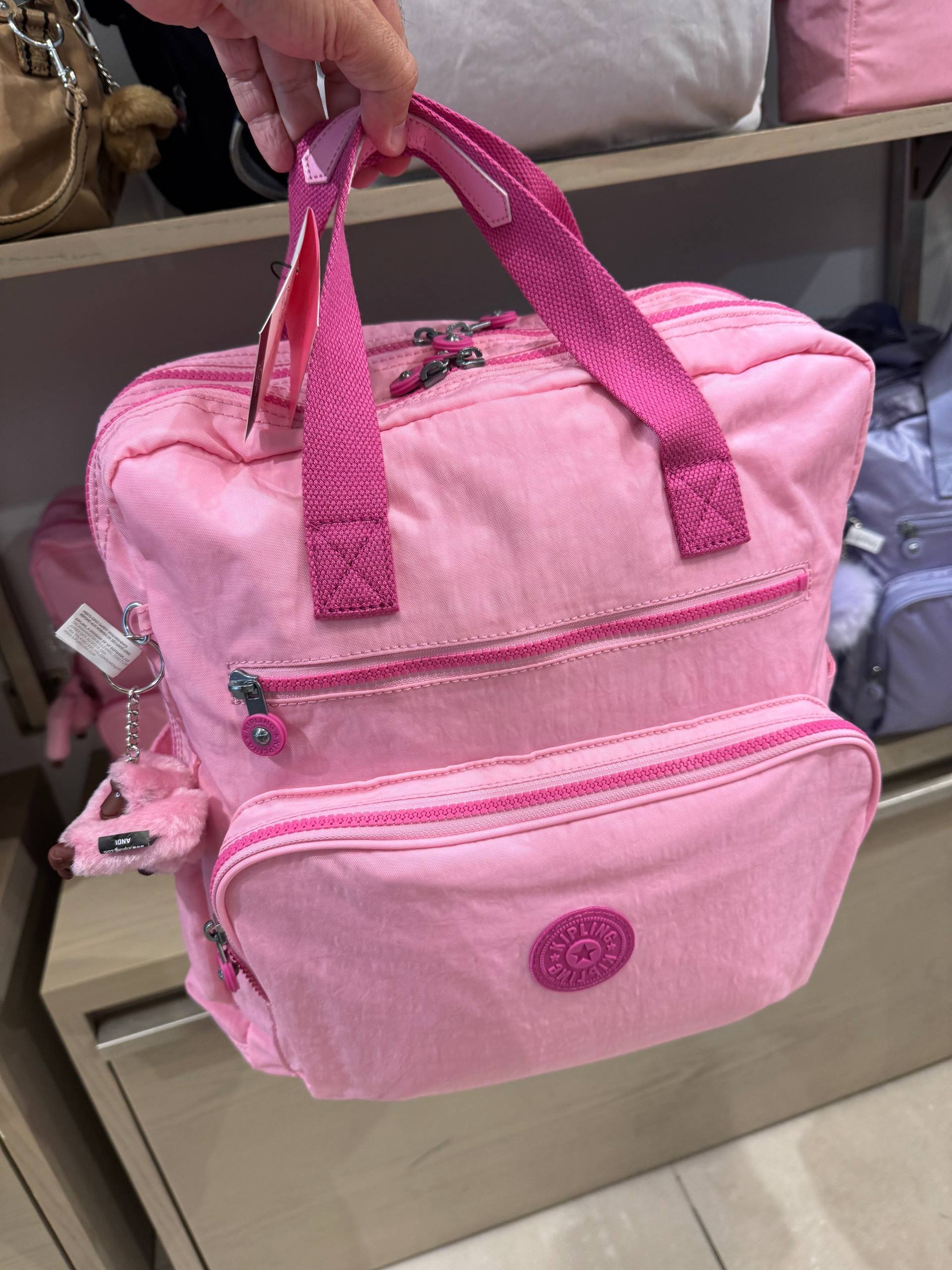 MOCHILA MATERNIDADE AUDRIE COM ALÇA DE MÃO E TROCADOR
