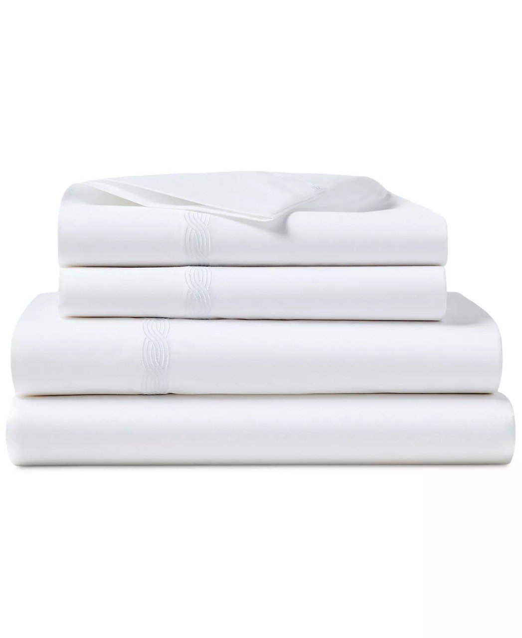 Lauren Ralph LaurenSpencer Cable Embroidery 4-Pc. Sheet Set, King