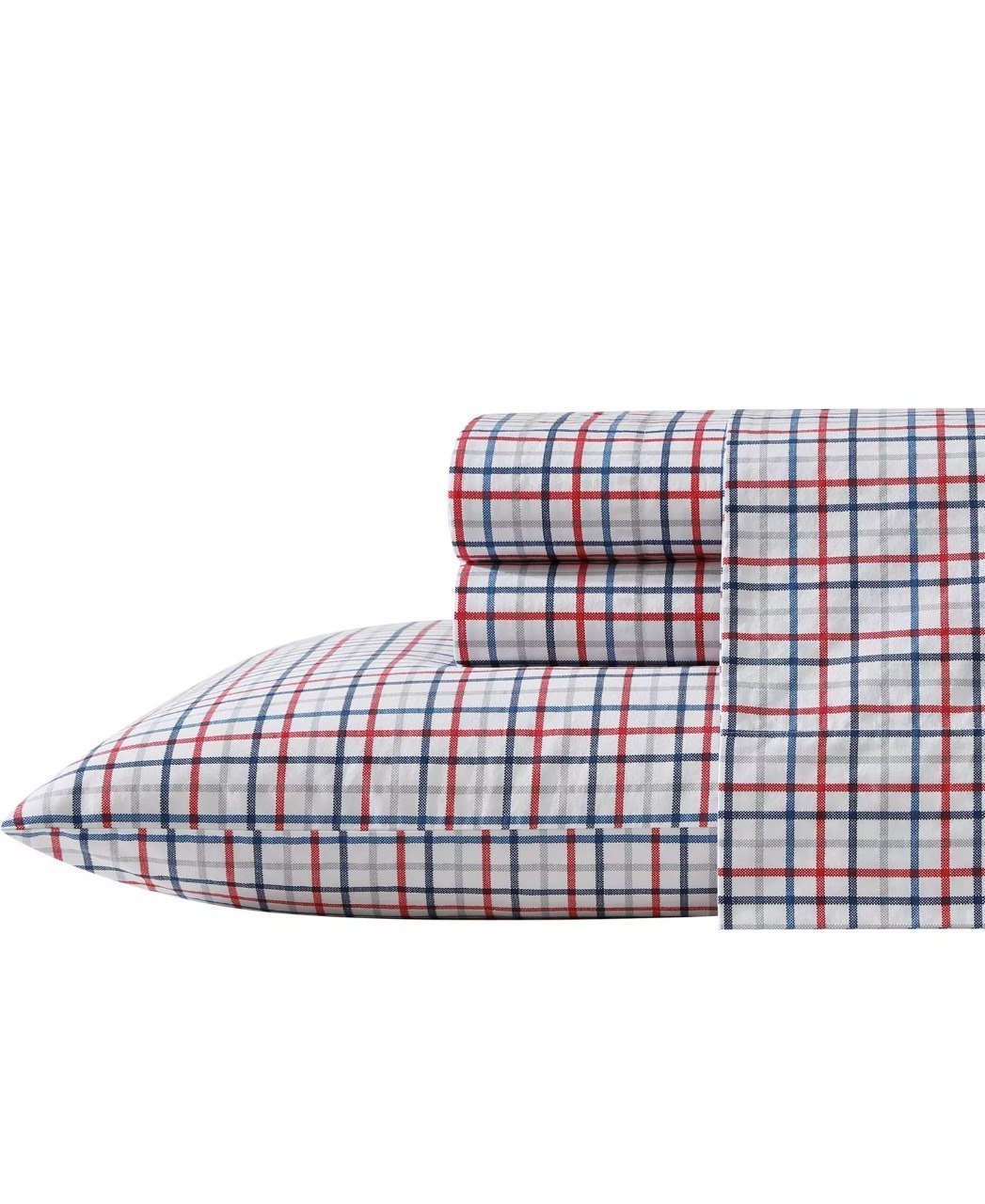 NauticaCotton Percale 4-Piece Sheet Set, Queen