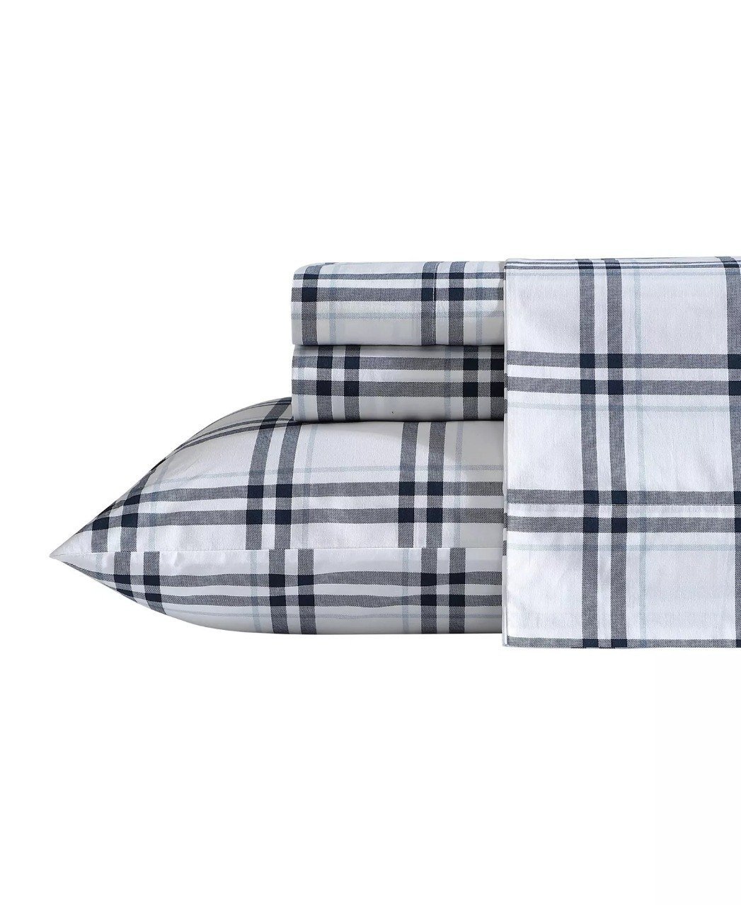NauticaCotton Percale 4-Piece Sheet Set, Queen