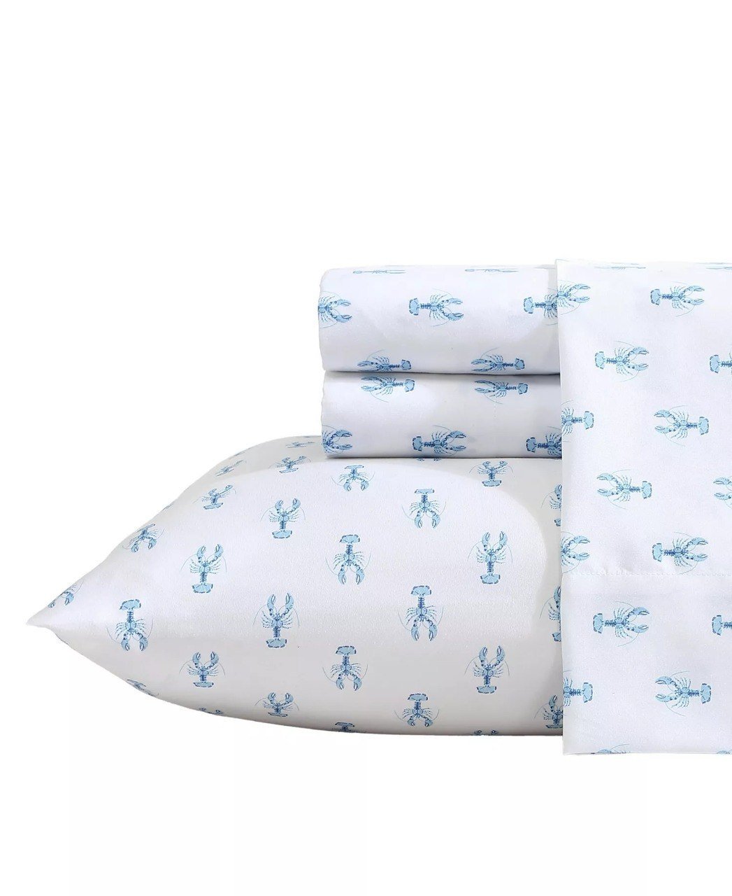 NauticaPrinted Cooling Microfiber 4-Pc. Sheet Set, Queen