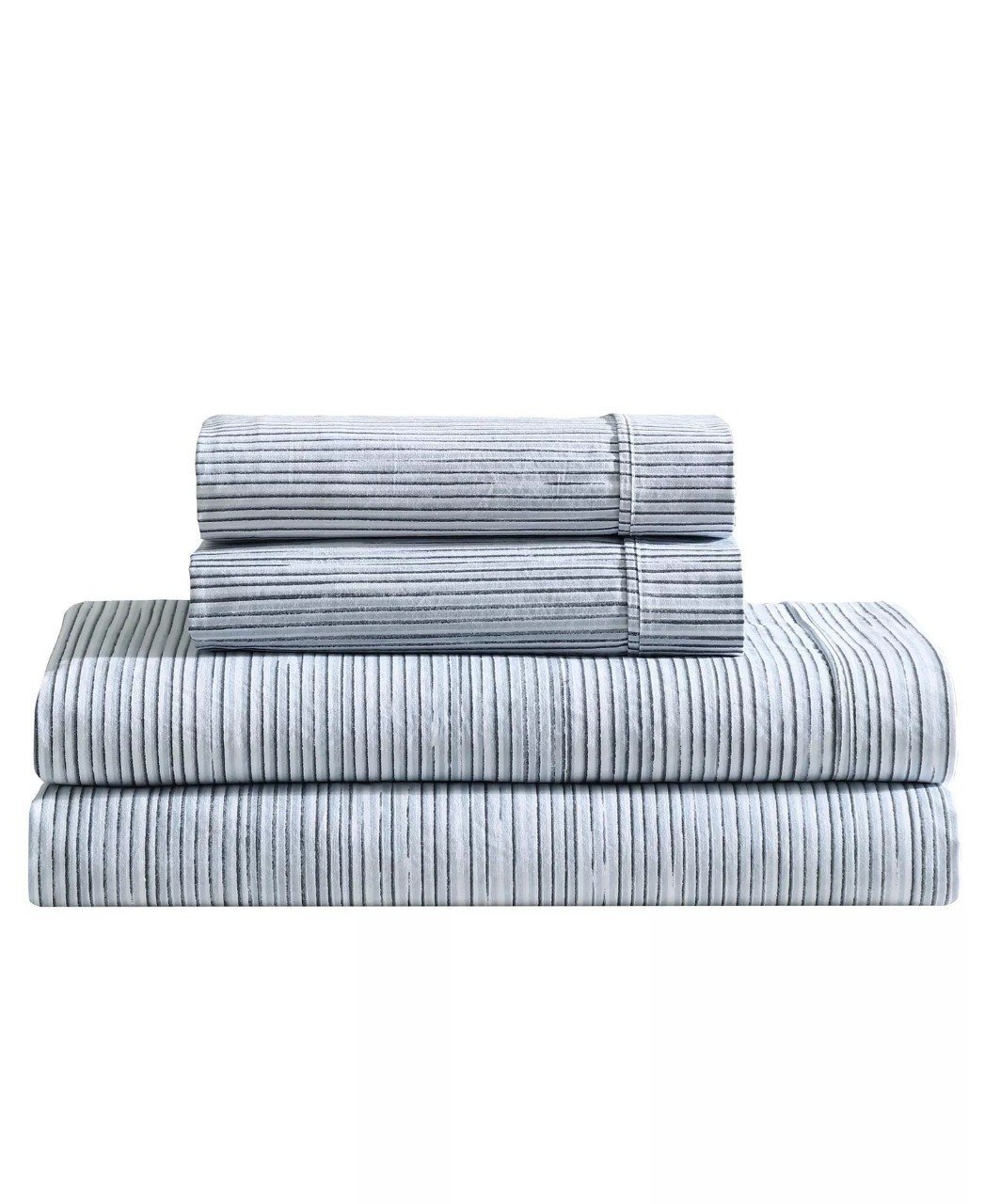 Calvin KleinWashed Cotton Percale 4-Pc. Sheet Set, Queen