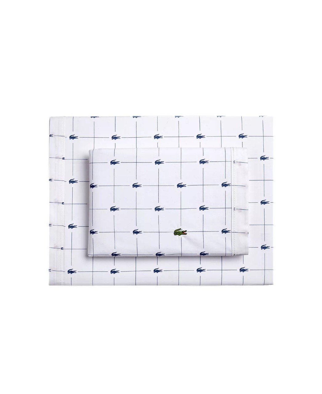 Lacoste HomePrinted Cotton Percale 4-Pc. Sheet Set, Queen
