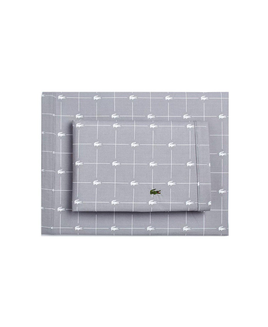 Lacoste HomePrinted Cotton Percale 4-Pc. Sheet Set, King
