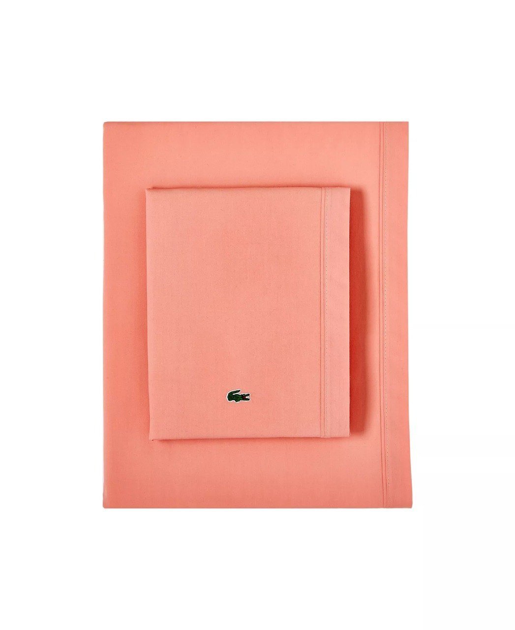 Lacoste HomeSolid Cotton Percale Sheet Set, Queen