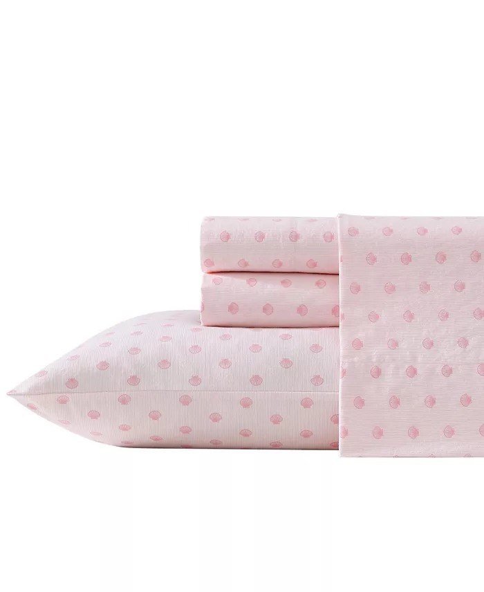 Laura Ashley300 Thread Count Cotton Sateen 4-Pc. Sheet Set, Queen