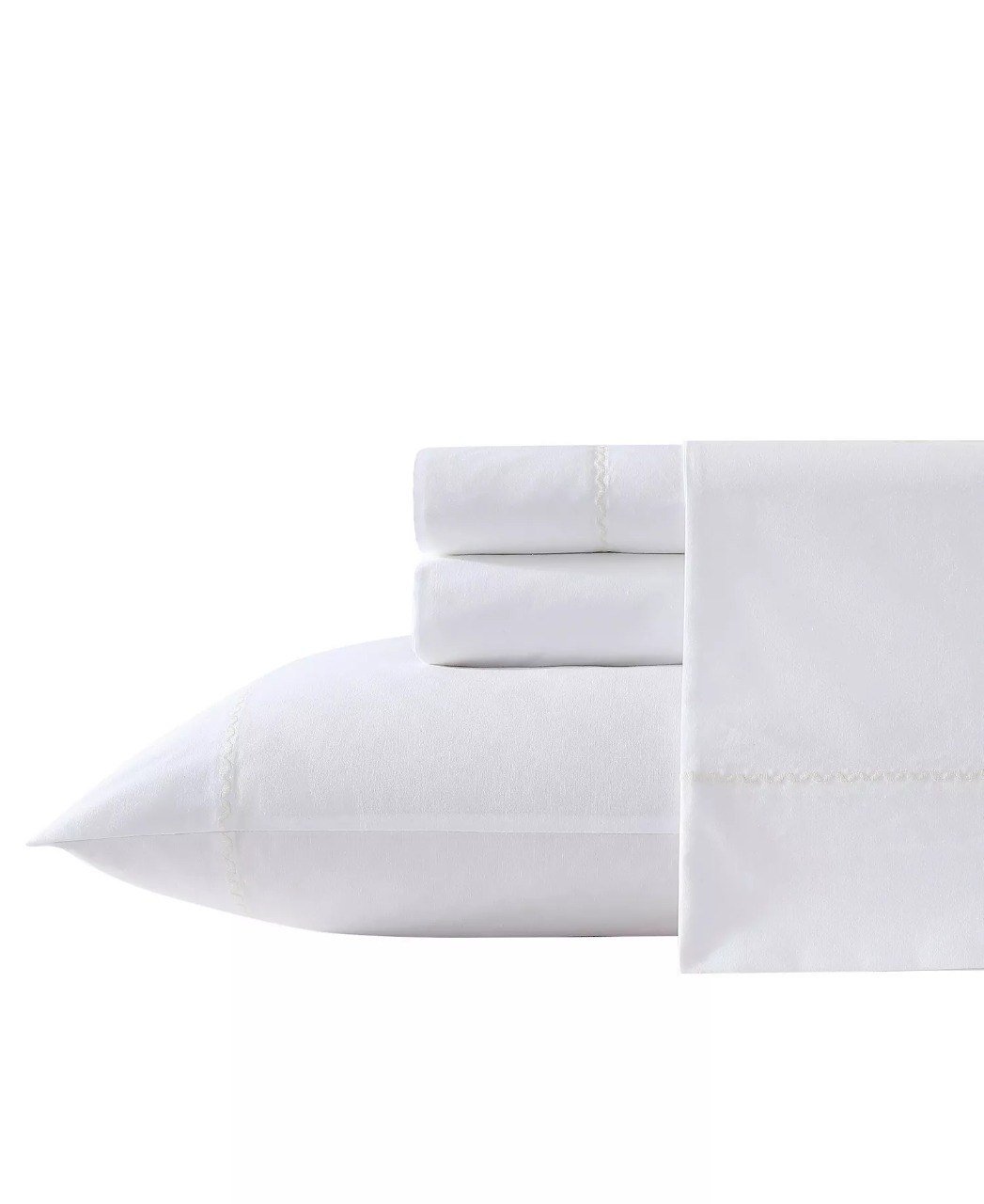 Laura Ashley300 Thread Count Cotton Sateen 4-Pc. Sheet Set, Queen