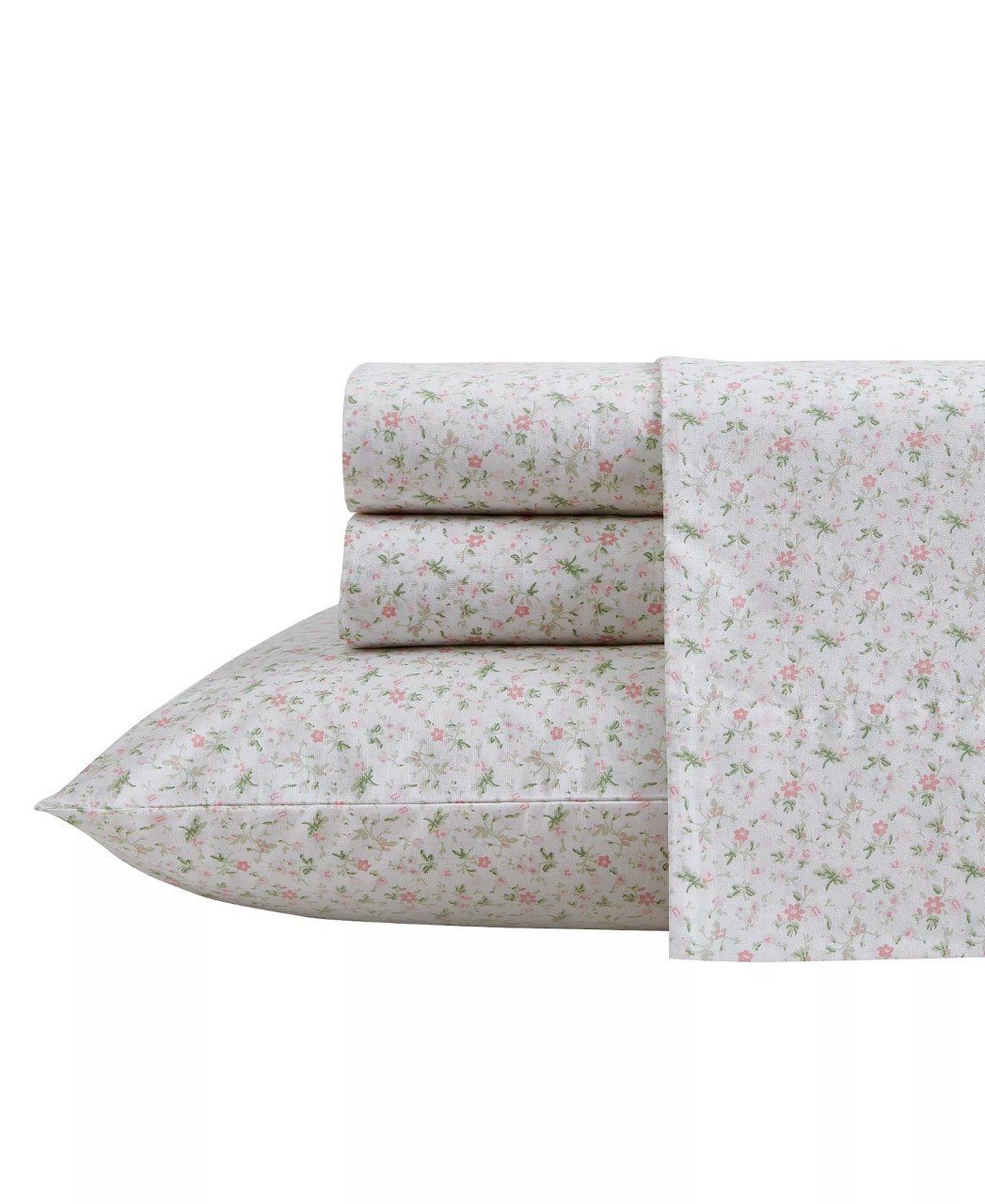 Laura Ashley300 Thread Count Cotton Sateen 4-Pc. Sheet Set, Queen