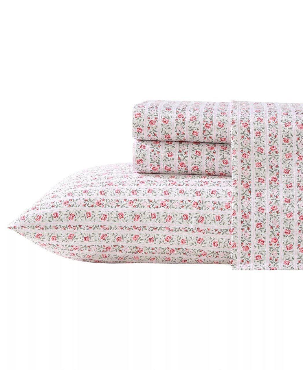Laura Ashley300 Thread Count Cotton Sateen 4-Pc. Sheet Set, King