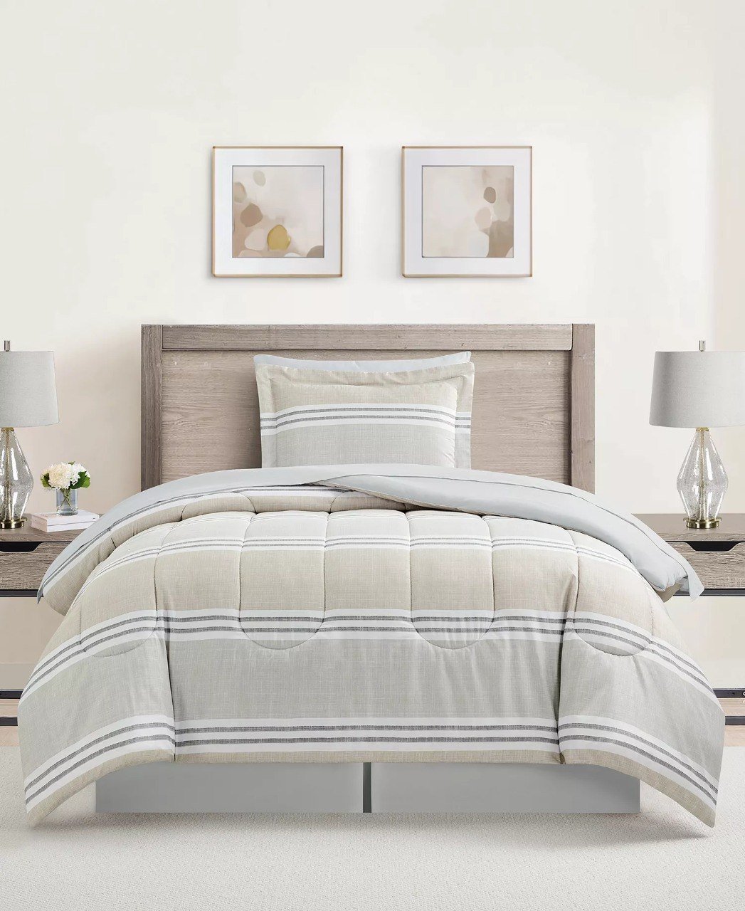 MacysAiden Striped 8-Pc. Comforter Sets king