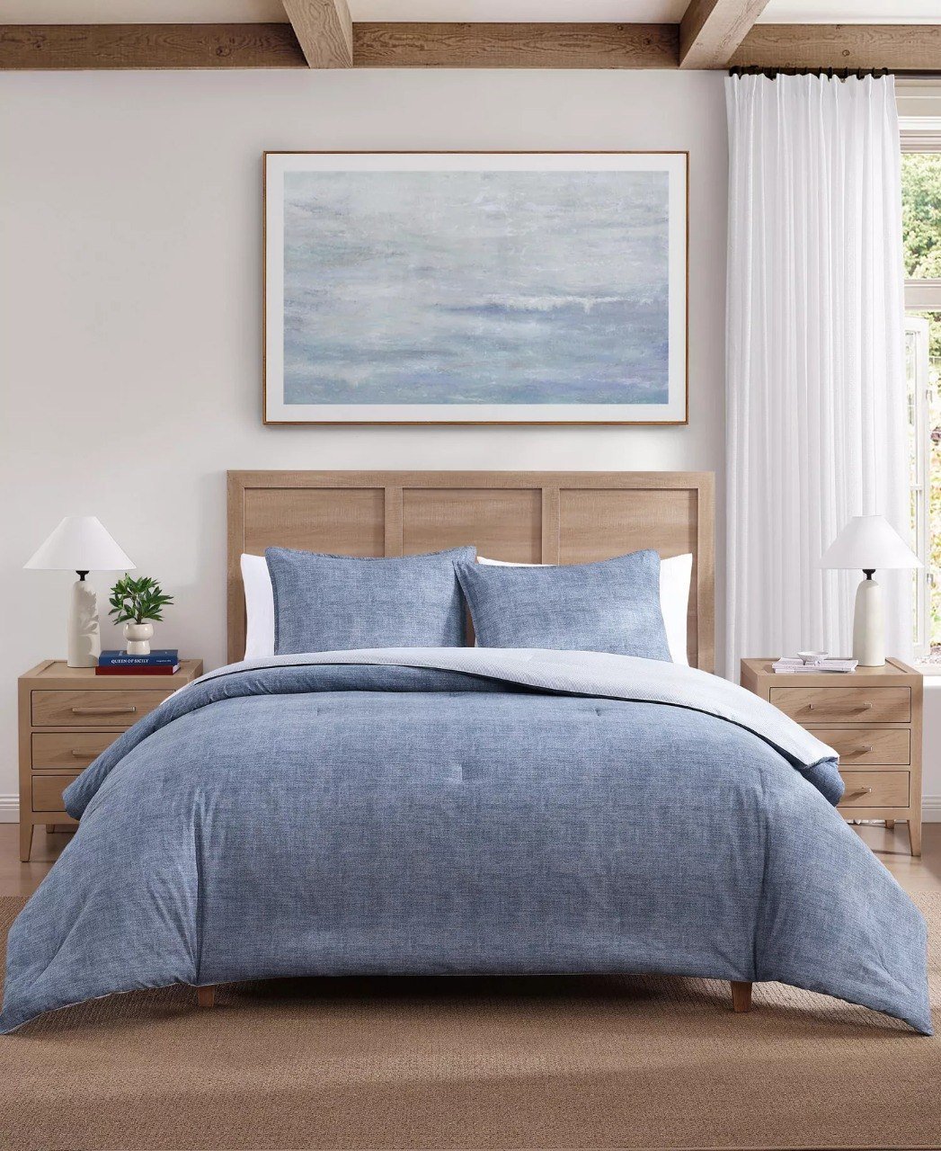 Tommy HilfigerClassic Texture Cotton 3-Pc. Comforter Set, Full/Queen
