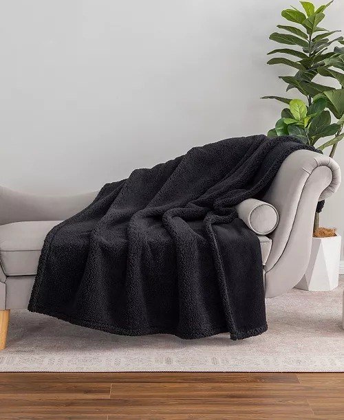 Jill MartinReversible Oversized Throw, 60 x 70