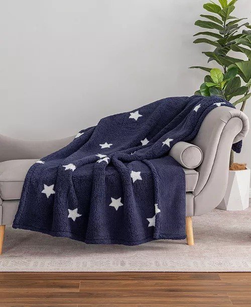 Jill MartinReversible Oversized Throw, 60 x 70