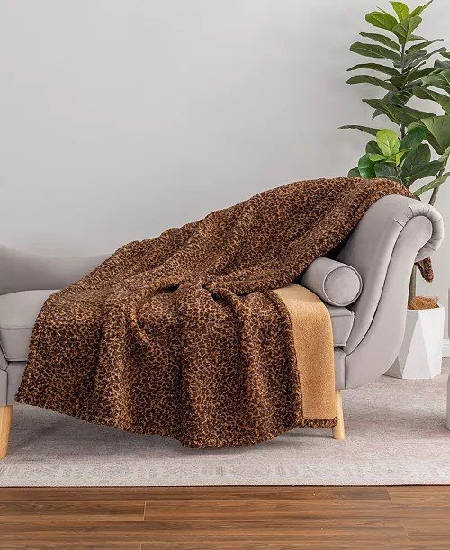 Jill MartinReversible Oversized Throw, 60 x 70