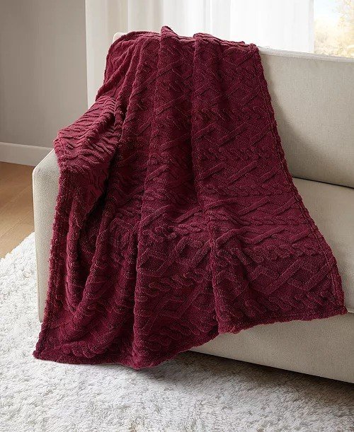 Premier ComfortCozy Cable Throw, 50 x 60