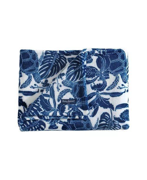 Tommy Bahama HomeUltra Soft Plush Fleece Throw, 70 x 50
