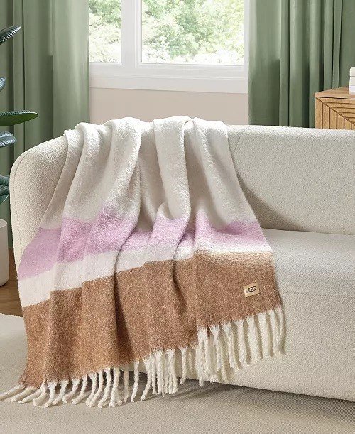 UGG®Simona Faux Mohair Throw, 50 x 70