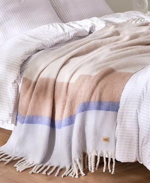 UGG®Simona Faux Mohair Throw, 50 x 70