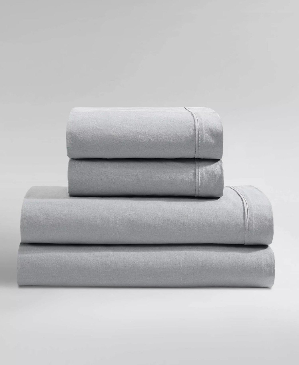 Calvin KleinWashed Cotton Percale 4-Pc. Sheet Set, King